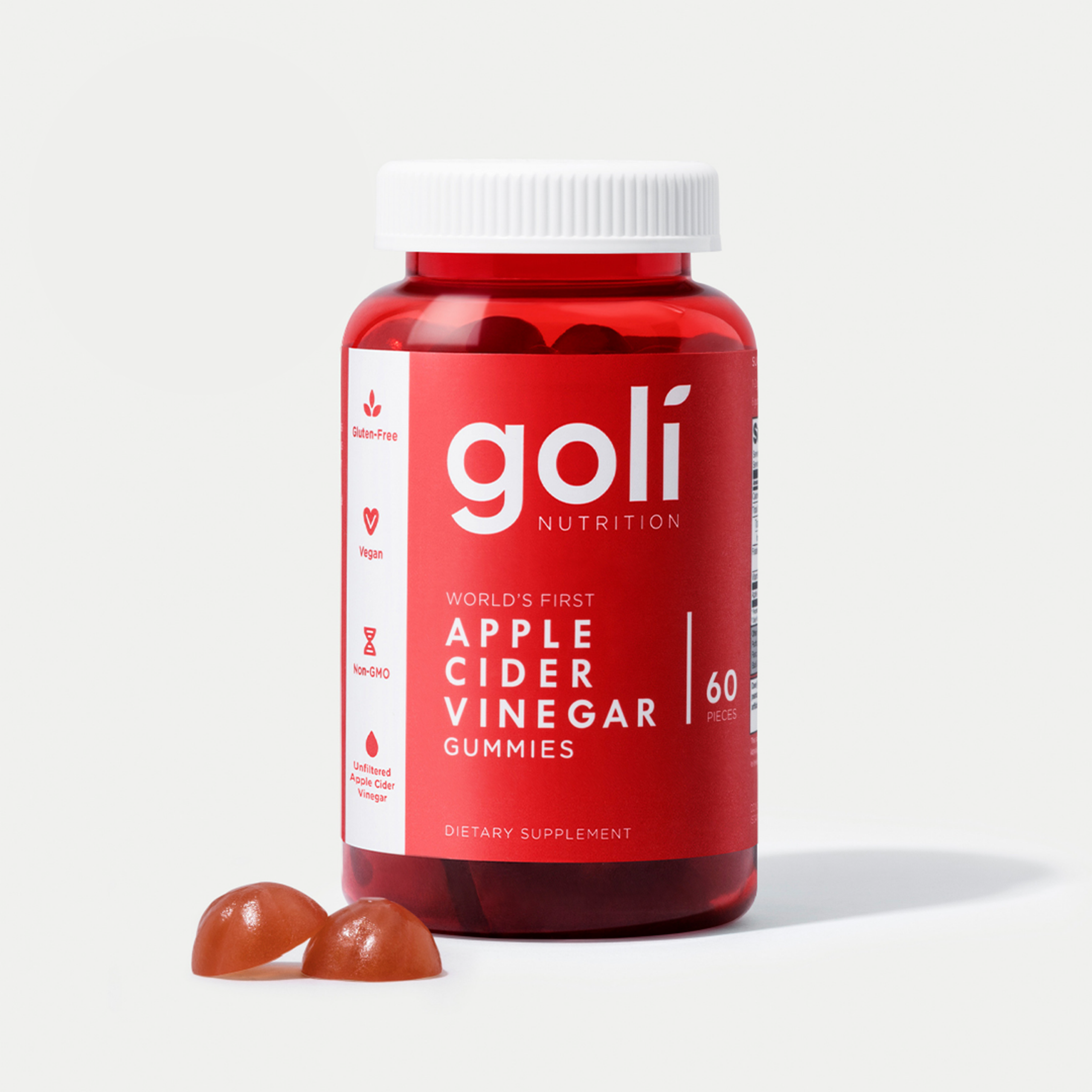 Goli Apple Cider Vinegar Gummy 60Pcs